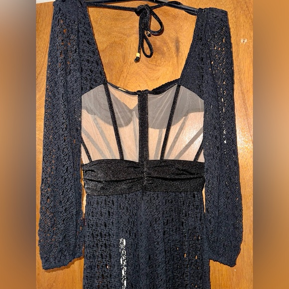 PatBO Monstera Netted Bustier Beach Dress BNWT - Picture 8 of 8